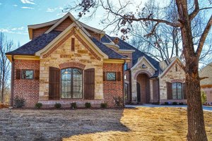 Exterior - Front Elevation 6 for European House Plan #17-2499 - 4 bed, 3.5 bath