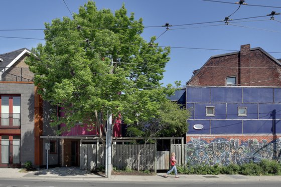 Modern design, 2 story studio loft design, elevation