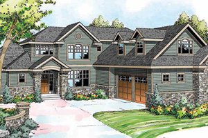Traditional Exterior - Front Elevation Plan #124-849