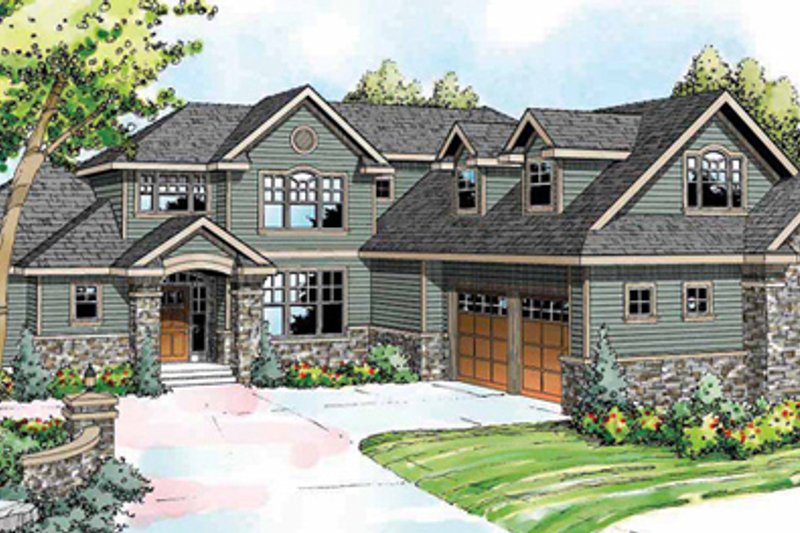 House Plan Design - Traditional Exterior - Front Elevation Plan #124-849