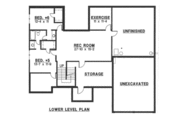 Mediterranean Style House Plan - 6 Beds 4 Baths 3342 Sq/Ft Plan #67-767 