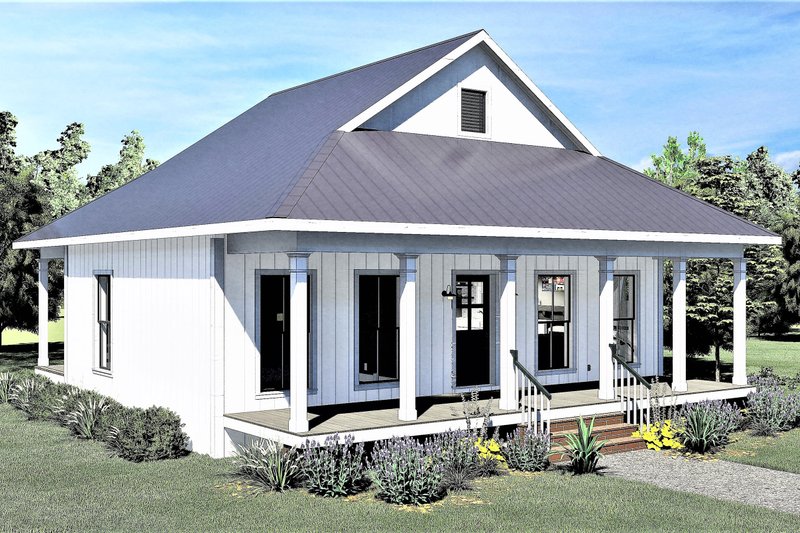Home Plan - Traditional Exterior - Front Elevation Plan #44-223