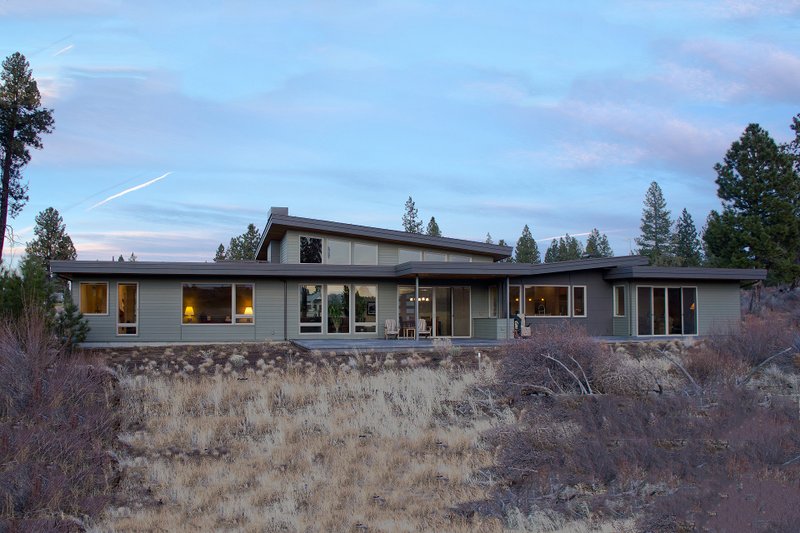Architectural House Design - Exterior - Rear Elevation 2 for Contemporary House Plan #892-9 - 3 bed, 2.5 bath