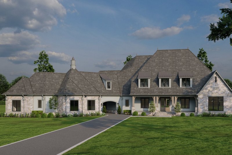 Country Style House Plan - 5 Beds 5.5 Baths 6356 Sq/Ft Plan #923-42
