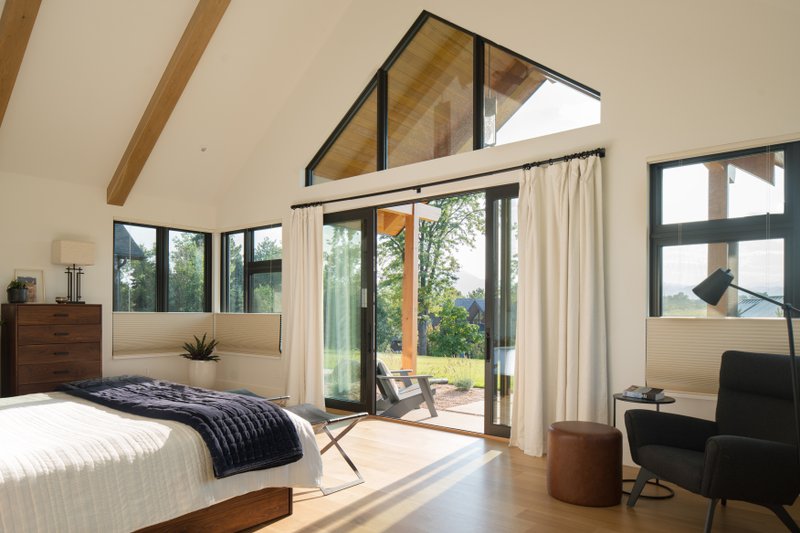 House Blueprint - Interior - Master Bedroom for Contemporary House Plan #1042-25 - 4 bed, 4 bath