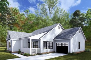Exterior - Other Elevation for Cottage House Plan #513-2266 - 2 bed, 2 bath