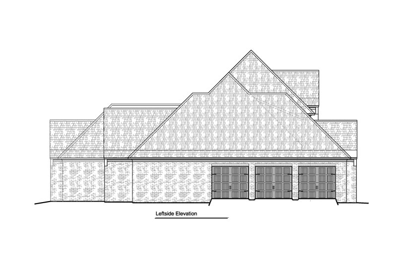 Dream House Plan - Exterior - Other Elevation for Traditional House Plan #1081-48 - 5 bed, 5.5 bath