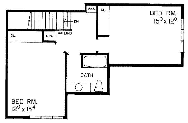 Home Plan - European Floor Plan - Upper Floor Plan #72-169