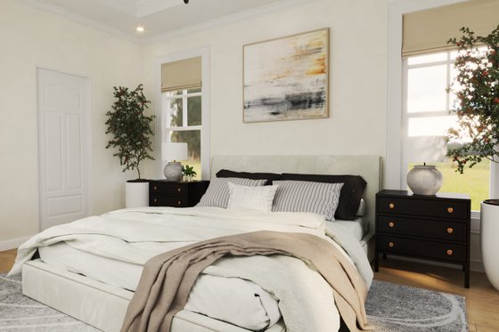 Interior - Master Bedroom 1 for Craftsman House Plan #119-446 - 3 bed, 2.5 bath