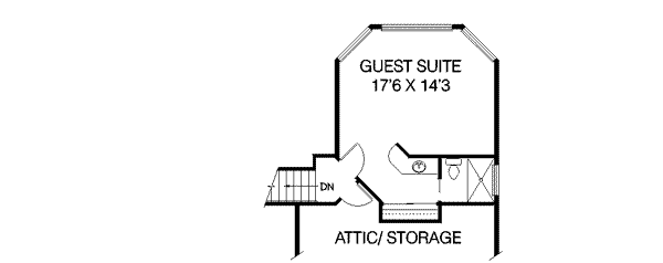 Dream House Plan - Traditional Floor Plan - Upper Floor Plan #60-328