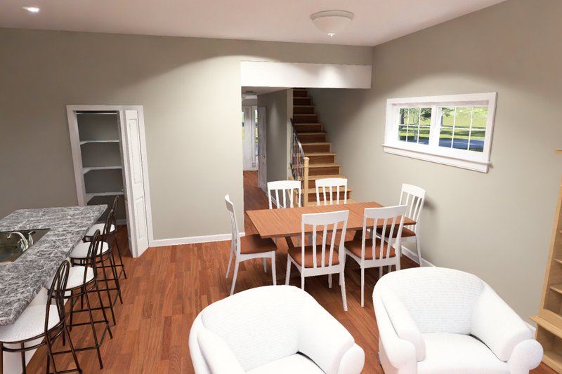 Architectural House Design - Interior - Dining Room for Cottage House Plan #513-2457 - 3 bed, 2.5 bath