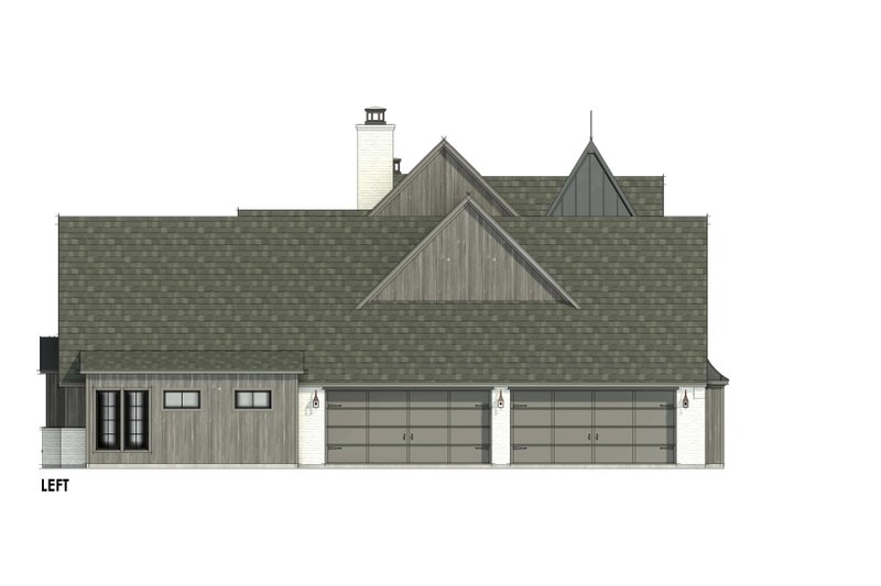 Dream House Plan - Exterior - Other Elevation for Tudor House Plan #1096-2 - 4 bed, 4.5 bath