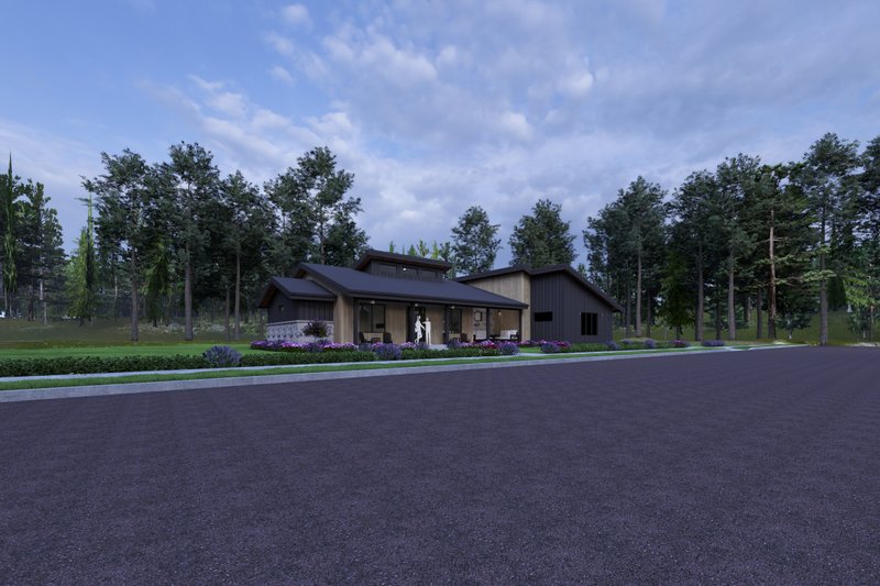 Home Plan - Exterior - Other Elevation 4 for Modern House Plan #1069-45 - 3 bed, 2.5 bath