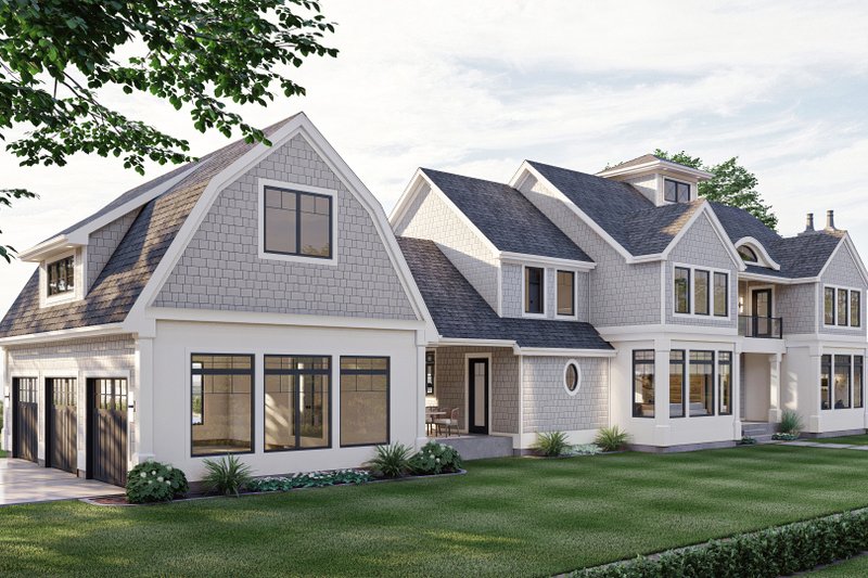 House Plan Design - Exterior - Other Elevation 4 for Farmhouse House Plan #455-710 - 4 bed, 4 bath