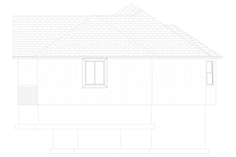 House Blueprint - Exterior - Other Elevation 1 for Farmhouse House Plan #1060-104 - 3 bed, 2 bath