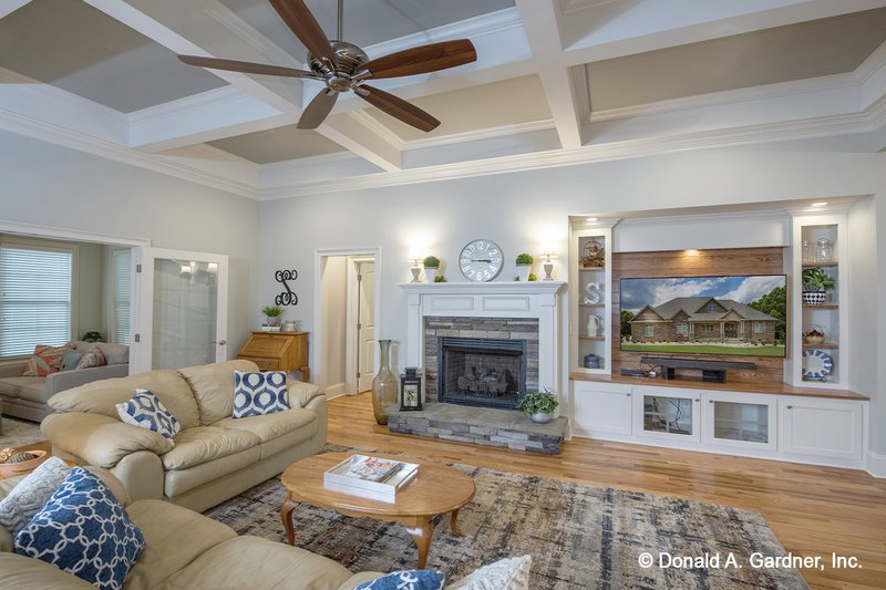 Home Plan - Interior - Family Room 1 for Ranch House Plan #929-1059 - 4 bed, 3.1 bath