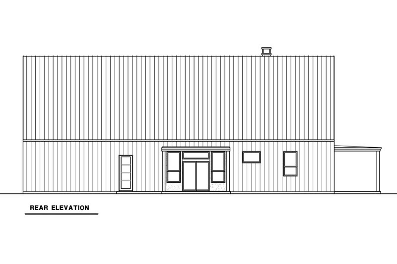 Home Plan - Exterior - Other Elevation 2 for Contemporary House Plan #1070-240 - 3 bed, 2.5 bath