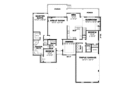 European Style House Plan - 4 Beds 4 Baths 4117 Sq/Ft Plan #34-226 