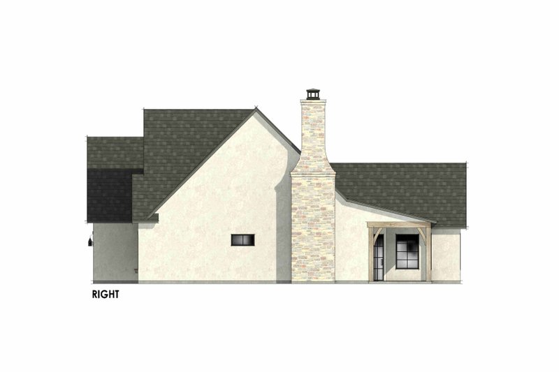 House Design - Exterior - Other Elevation for European House Plan #1096-83 - 4 bed, 3 bath