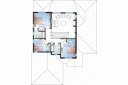 Mediterranean Style House Plan - 4 Beds 3.5 Baths 2520 Sq/Ft Plan #23-2246 