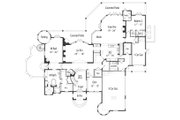 European Style House Plan - 5 Beds 6.5 Baths 6549 Sq/Ft Plan #417-449 