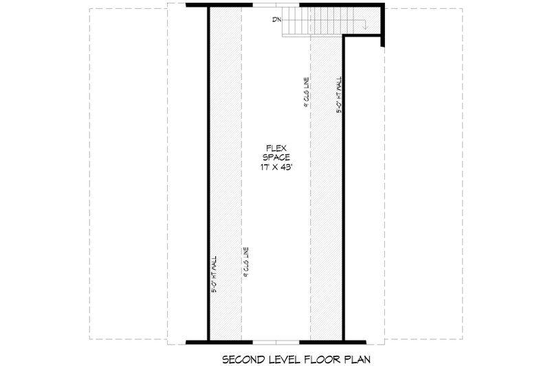 Home Plan - Floor Plan - Upper Floor for Country House Plan #932-1056, 0 bath
