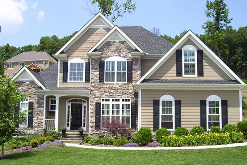 Dream House Plan - Exterior - Front Elevation 1 for Traditional House Plan #927-120 - 3 bed, 2.5 bath