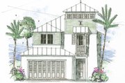 Beach Style House Plan - 3 Beds 2.5 Baths 2034 Sq/Ft Plan #426-12 