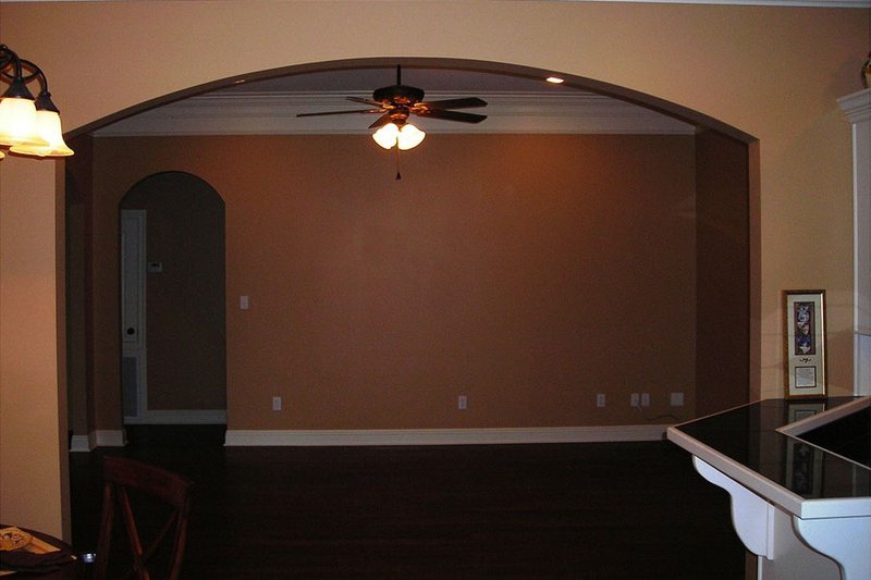 Dream House Plan - Interior - Family Room for European House Plan #430-53 - 3 bed, 2 bath