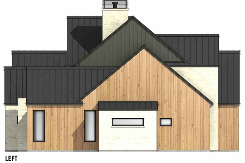House Design - Exterior - Other Elevation for Modern House Plan #1096-161 - 4 bed, 4.5 bath