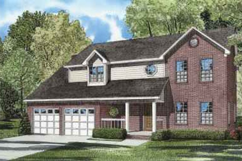 Home Plan - Southern Exterior - Front Elevation Plan #17-539