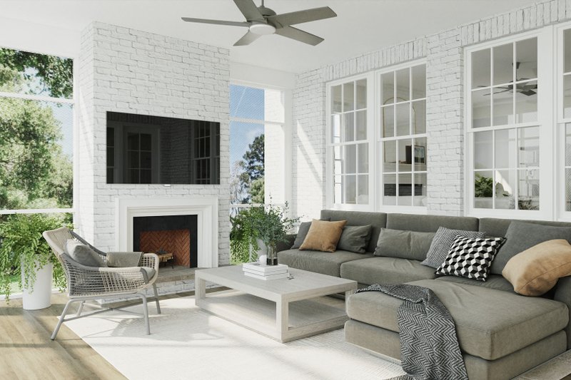 House Design - Exterior - Outdoor Living for European House Plan #461-110 - 5 bed, 4 bath
