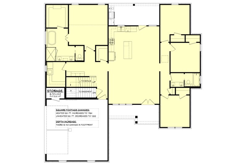 Dream House Plan - Floor Plan - Other Floor for Farmhouse House Plan #430-393 - 4 bed, 2 bath