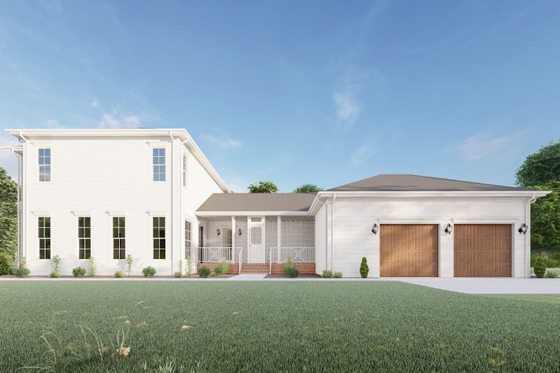 House Design - Exterior - Other Elevation 2 for Southern House Plan #1092-58 - 5 bed, 3.5 bath
