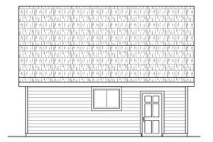 Exterior - Other Elevation for Country House Plan #124-997, 0 bath
