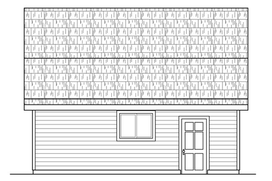 Exterior - Other Elevation for Country House Plan #124-997, 0 bath