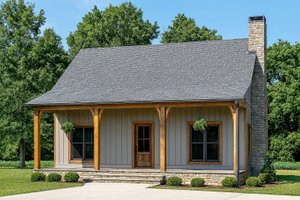 Country Exterior - Front Elevation Plan #17-3413