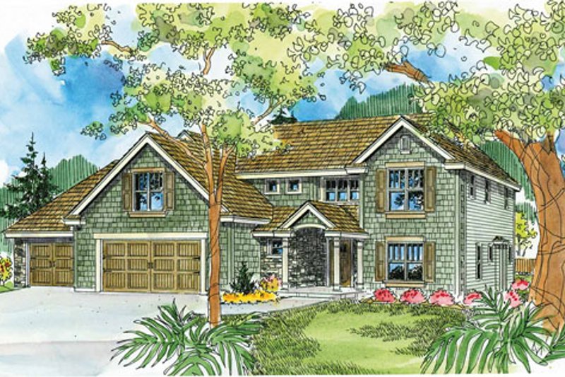 Home Plan - Traditional Exterior - Front Elevation Plan #124-743