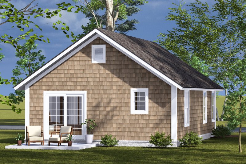 Dream House Plan - Exterior - Other Elevation 2 for Cottage House Plan #513-2301 - 2 bed, 2 bath