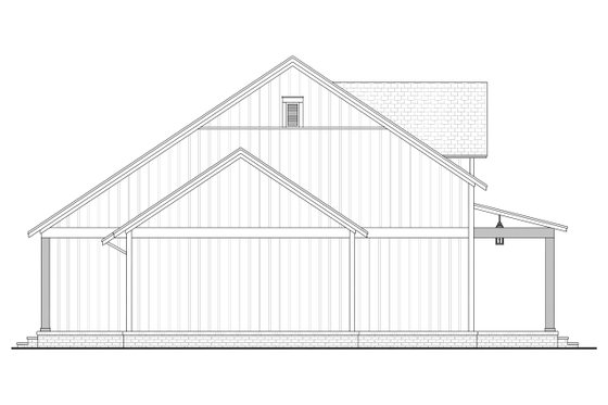 Exterior - Other Elevation for Farmhouse House Plan #430-318 - 3 bed, 2 bath