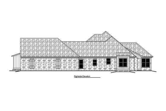 Exterior - Other Elevation 1 for Farmhouse House Plan #1081-26 - 4 bed, 3 bath