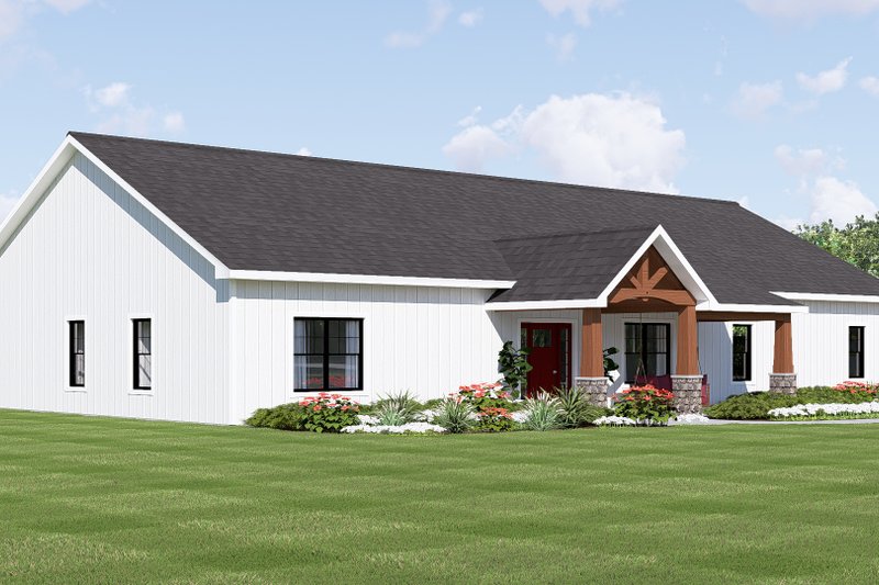 Architectural House Design - Exterior - Other Elevation 3 for Craftsman House Plan #1064-481 - 3 bed, 2.5 bath