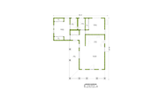 Craftsman Style House Plan - 2 Beds 2 Baths 1000 Sq/Ft Plan #1106-54 