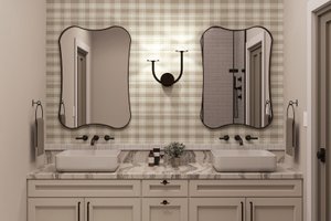 Interior - Master Bathroom for Traditional House Plan #455-82 - 3 bed, 2 bath