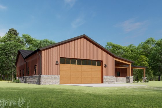 Exterior - Other Elevation 3 for Craftsman House Plan #1092-56 - 4 bed, 2.5 bath