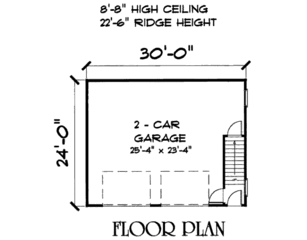 Traditional Floor Plan - Main Floor Plan #75-196