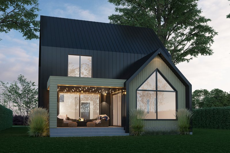 Dream House Plan - Exterior - Rear Elevation for Modern House Plan #23-2799 - 5 bed, 3.5 bath