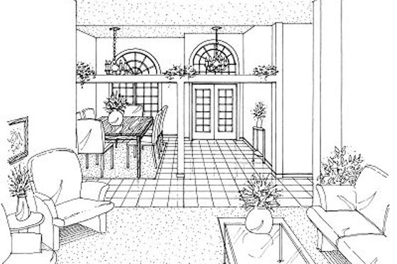 Exterior - Other Elevation for European House Plan #417-264 - 4 bed, 3 bath