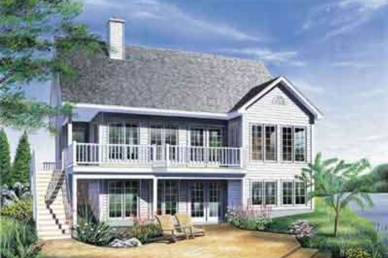 Architectural House Design - Traditional Exterior - Front Elevation Plan #23-494