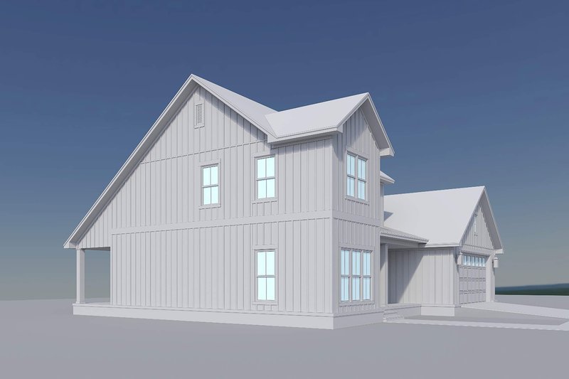 Dream House Plan - Exterior - Other Elevation for Farmhouse House Plan #430-437 - 4 bed, 2.5 bath